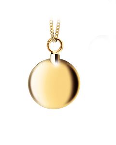 Bijou cendres commémoratif cinéraire en or 14 carat petit cur