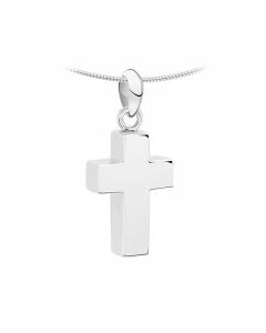 Joyería para ceniza plata 'Cruz'