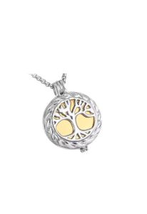 Colgante para cenizas 'Árbol de la vida' dorado
