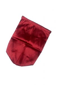 Bolsa roja para cenizas de cremación