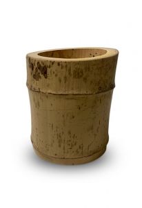 Mini urna funeraria de bambú 0.5 litro