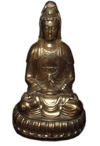 Escultura funerariaurna Buda