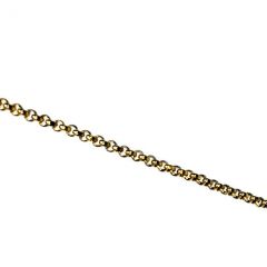 Collar de acero inoxidable de color dorado