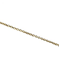 Collar de acero inoxidable de color dorado
