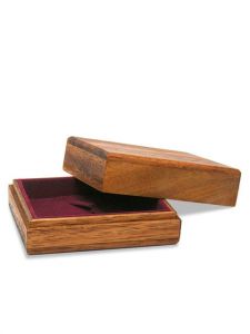 Caja para incineración de madera
