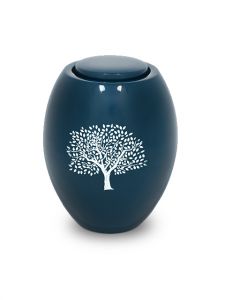 Urna para cenizas 'Árbol de la vida' verde