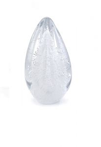 Mini-Urne funéraire verre cristal 'Goutte'