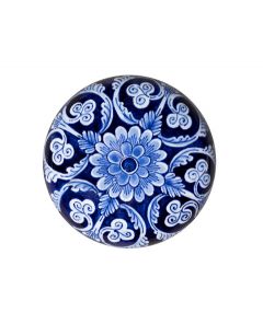 Miniurna cenizas 'Blue Flower' | el Delft azul