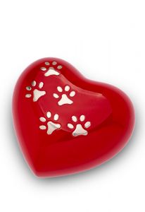 Urna mascota 'Corazón' con patas