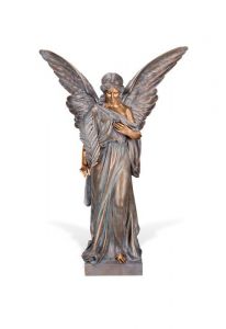 Escultura conmemorativa o funeraria Ángel en varios tamaños – 3D, libre, con taco de fijación en la parte inferior
