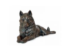 Urna escultura perro 'Husky'