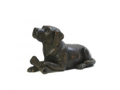 Urna escultura perro 'Perro con hueso '