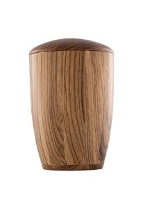 Urna funeraria de madera