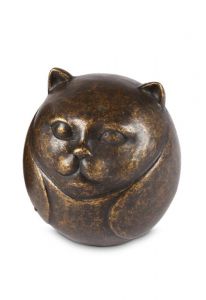Miniurna bronce gato 'Eternamente'