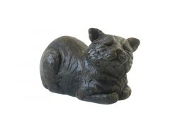 Urna escultura gato 'Gato satisfecho'