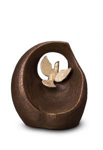 Miniurna ceramica paloma de la paz