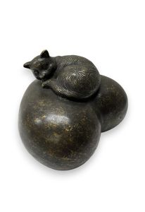 Miniurna bronce 'Gato'