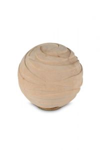 Mini urna para cenizas 'Sfera' madera de pino