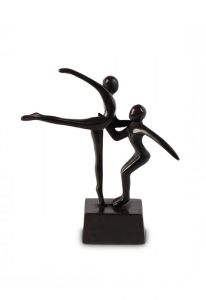 Escultura miniurna de bronce 'Juntos para siempre'