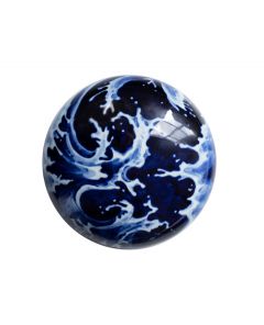 Miniurna cenizas 'The Wave' | el Delft azul