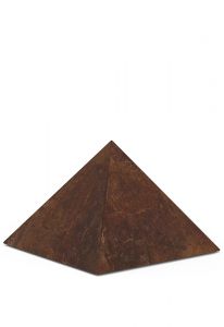 Miniurna bronce 'Pirámide'
