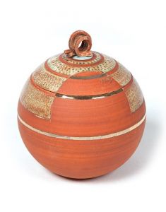 Urna funeraria cerámica ladrillo rojo
