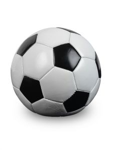Urna para cenizas 'Fútbol' blanco y negro