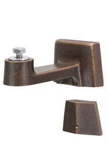 Soportes de pared en bronce para faroles