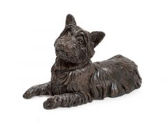Urna escultura perro 'West Highland Terrier'
