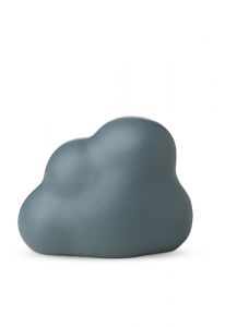 Mini urna para cenizas de cerámica Nube azul