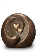 Urne funéraire céramique 'Amour caché'